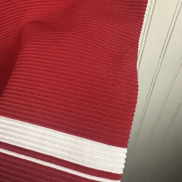 Lulus Red and White Bandage BodyCon Dress in‎ Women's Size Large - Picture 3 of 7